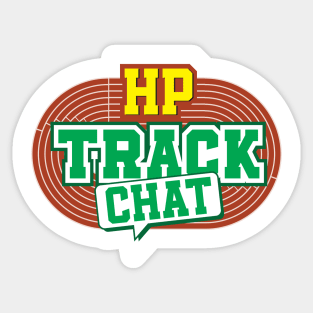 HP TRACK CHAT MERCH color logo Sticker